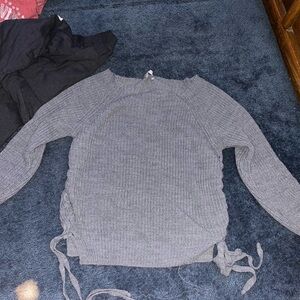 Grey woman’s sweater